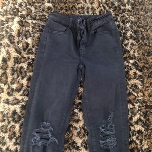 Black skinny jeans